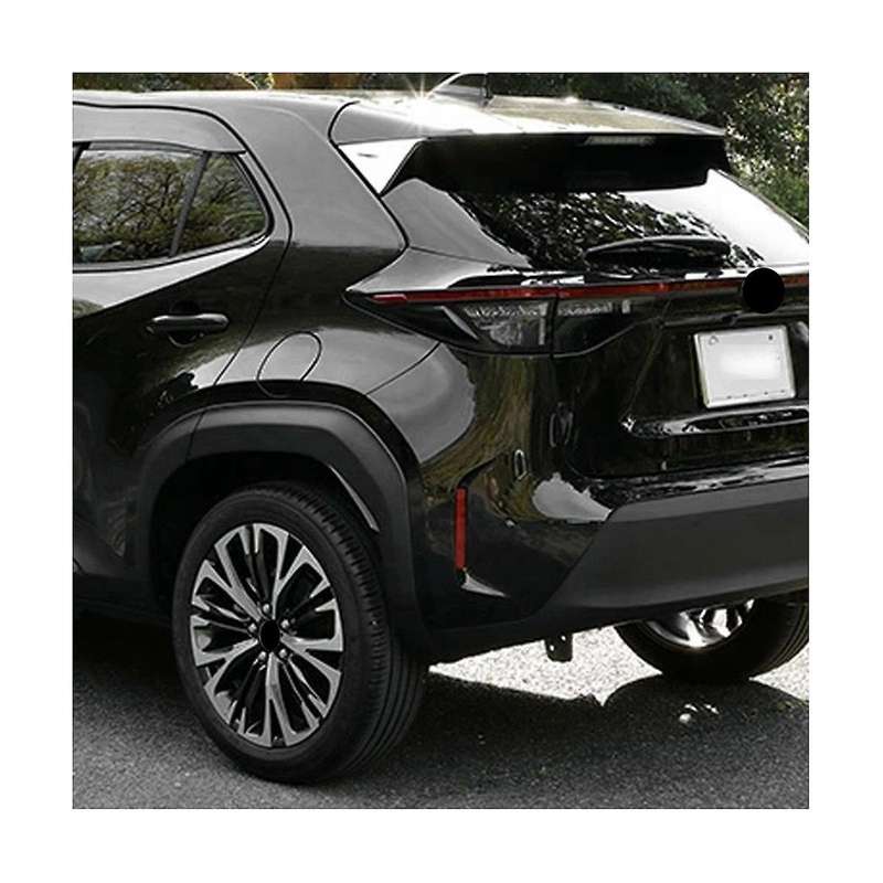 for Yaris 2020 2021 Rear Window Spoiler Cover Side Triangle Pillar Posts Molding Garnish Bezel