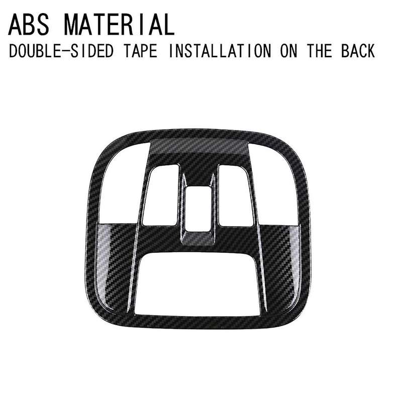 for YARIS 2023 Southeast Asia Version ABS Carbon Fiber Car Roof Reading Light Frame Interior Cover T