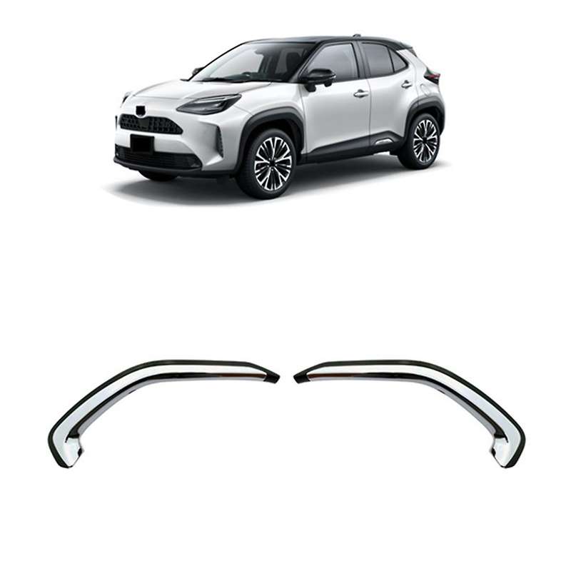 for Yaris 2020-2022 Front Hood Lip Molding Cover Trim Grille Bar Garnish Mesh Styling Chrome