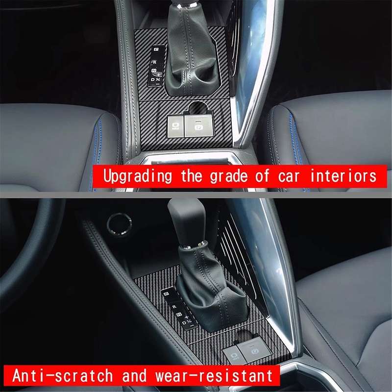 for Yaris 2023 Southeast Asia Version Lhd Car Control Gear Shift Panel Frame Cover Trim Carbon Fibe