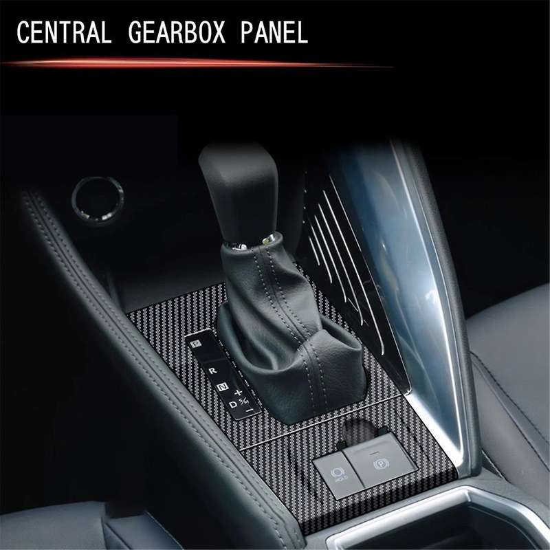 for YARIS 2023 Southeast Asia Version LHD Car Control Gear Shift Panel Frame Cover Trim Carbon Fiber