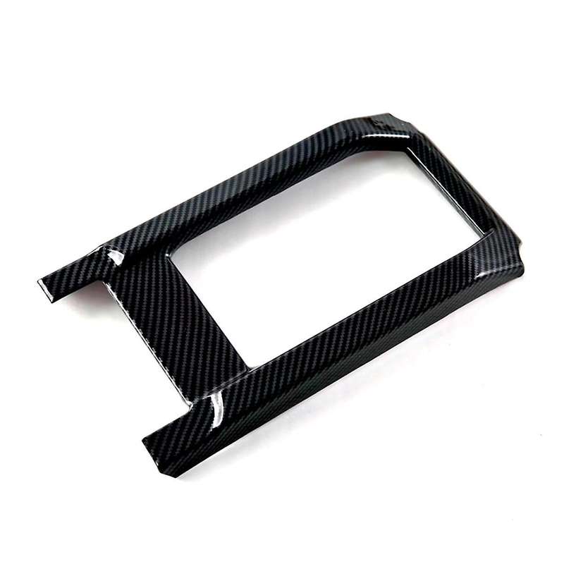 for Yaris 2024 RHD Carbon Fiber Center Console Water Cup Holder Cover Trim Interior Accessories