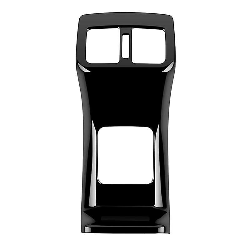 for Yaris 2023 Southeast Asia Version Car Rear A/c Air Outlet Vent Cover Frame Sticker Gloss Black