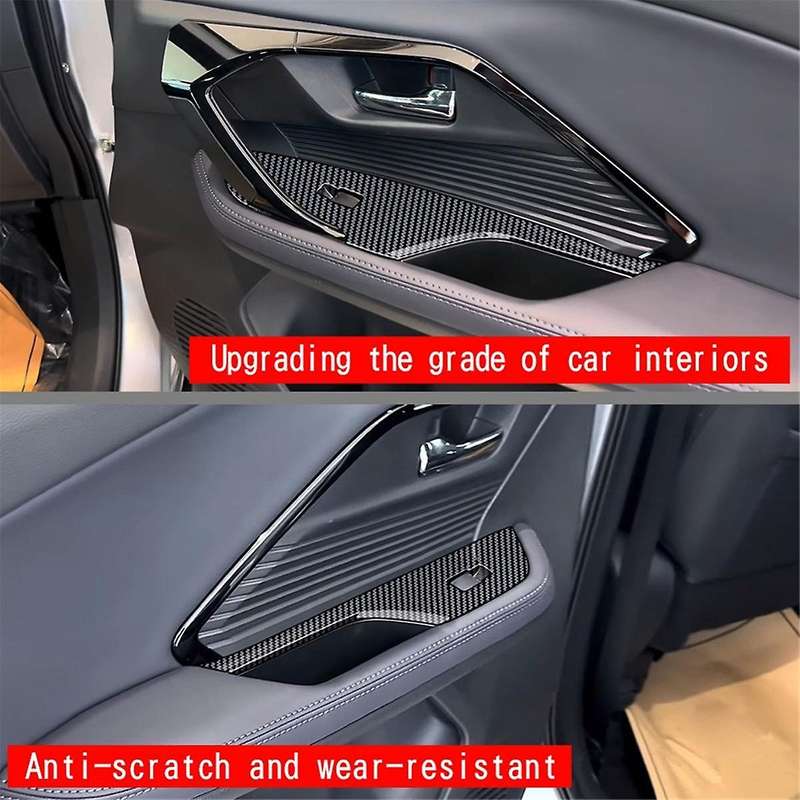 for Yaris 2023 Southeast Asia Version Lhd Car Window Glass Lift Switch Panel Cover Trim Frame Sticke