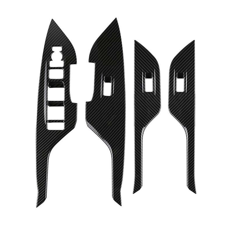 for Yaris 2023 Southeast Asia Version Lhd Car Window Glass Lift Switch Panel Cover Trim Frame Sticke