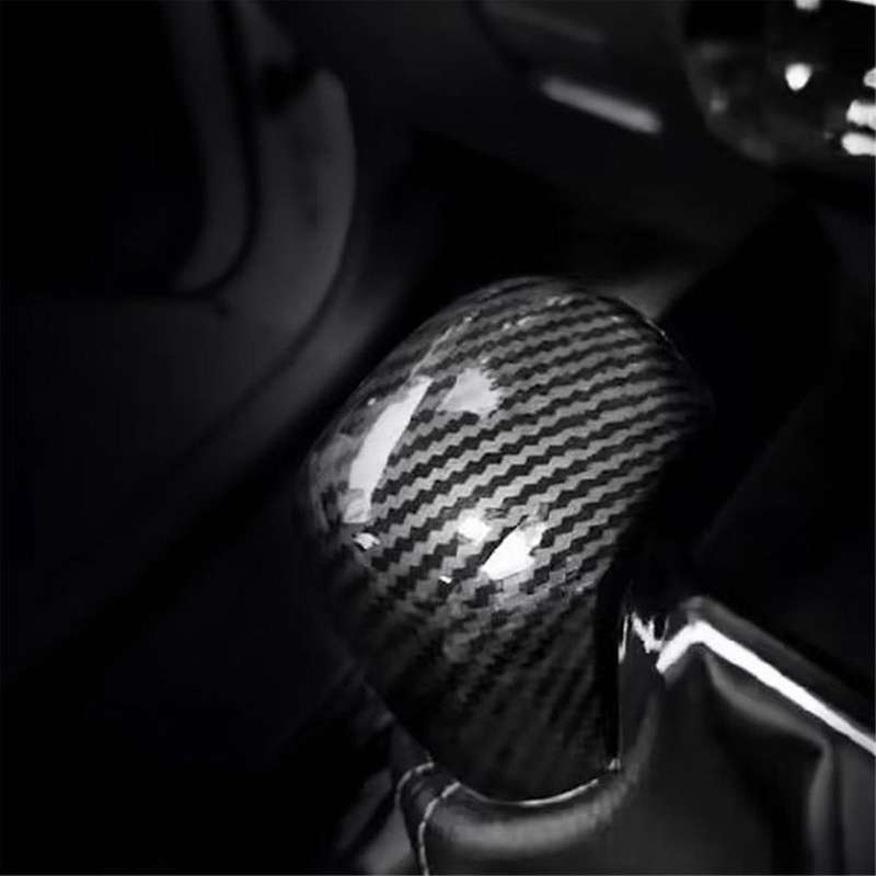 for Yaris Ativ/Vios 2023 2024 Car Central Control Gear Shift Knob Cover Trim Accessories ABS Carbon