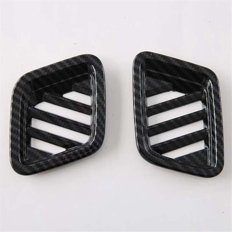 for Yaris 2024 RHD Carbon Fiber Dashboard Air Vent Cover Trim Interior Accessories