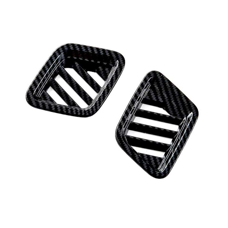 for Yaris 2024 RHD Carbon Fiber Dashboard Air Vent Cover Trim Interior Accessories