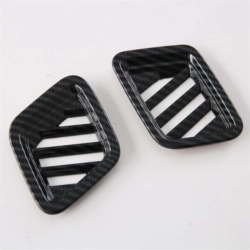 for Yaris 2024 RHD Carbon Fiber Dashboard Air Vent Cover Trim Interior Accessories