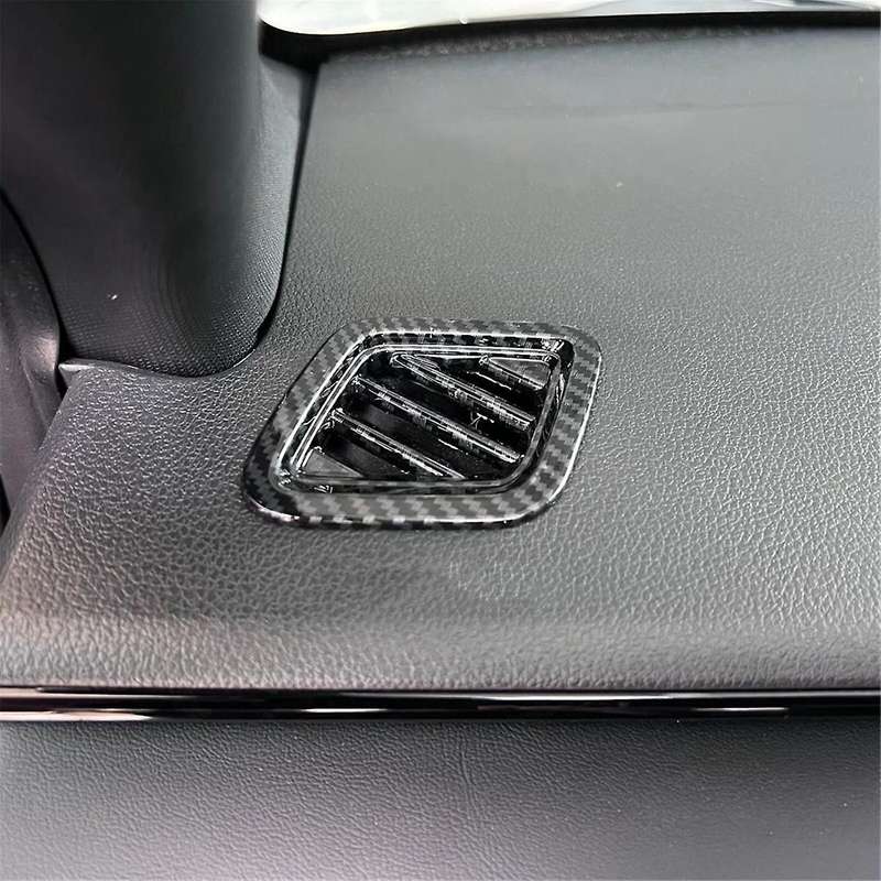 for Yaris 2024 RHD Carbon Fiber Dashboard Air Vent Cover Trim Interior Accessories
