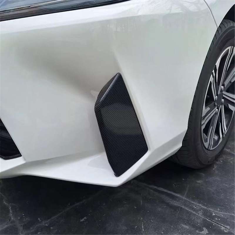 for Yaris Ativ/vios 2023 2024 Car Front Rear Fog Light Lamp Cover Trim Accessories Abs Carbon Fiber
