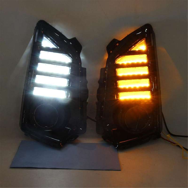 for Yaris Ativ 2023 Car LED Daytime Running Light DRL Front Fog Light Head Fog Light