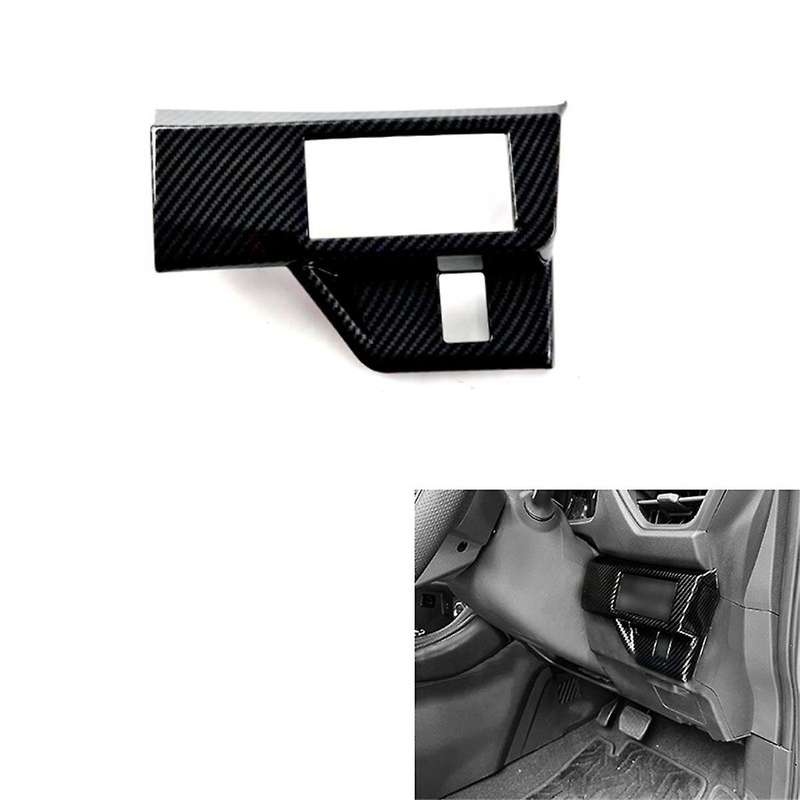 for Yaris 2024 RHD Carbon Fiber Headlight Adjustment Switch Cover Trim Interior Accessories