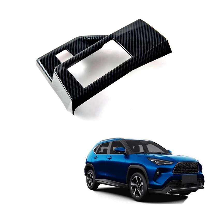 for Yaris 2024 RHD Carbon Fiber Headlight Adjustment Switch Cover Trim Interior Accessories