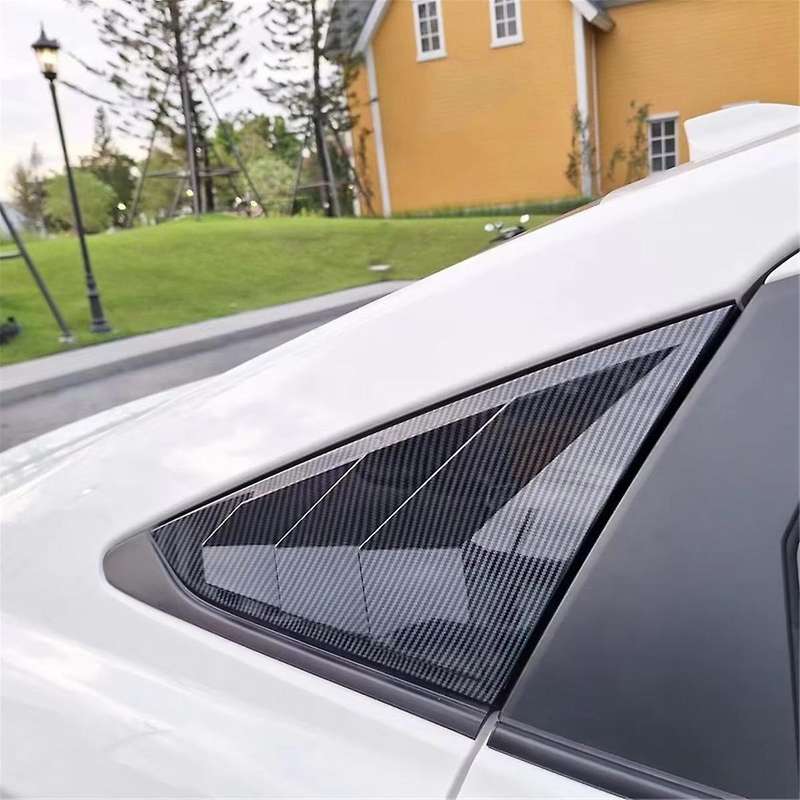 for Yaris Ativ/vios 2023 2024 Car Window Louver Triangle Blinds Spoiler Cover Trim Accessories Abs C