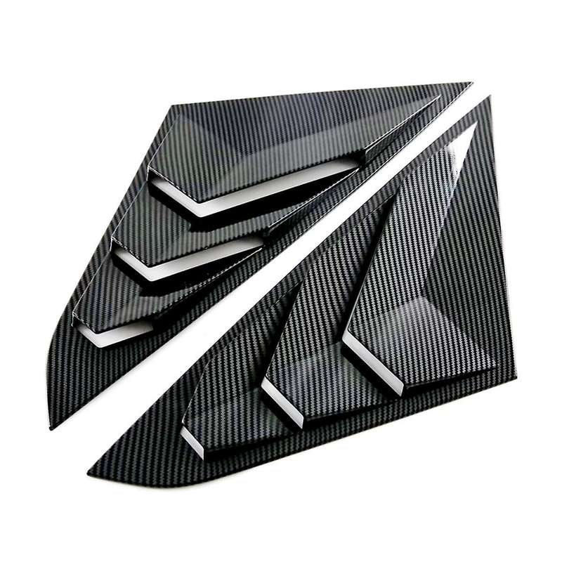 for Yaris Ativ/vios 2023 2024 Car Window Louver Triangle Blinds Spoiler Cover Trim Accessories Abs C