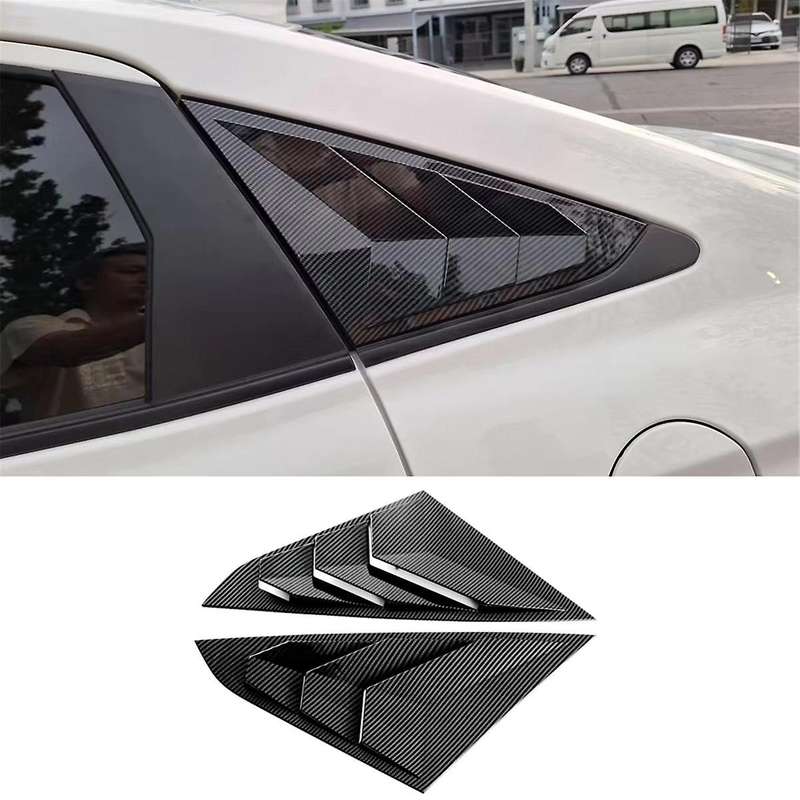 for Yaris Ativ/vios 2023 2024 Car Window Louver Triangle Blinds Spoiler Cover Trim Accessories Abs C