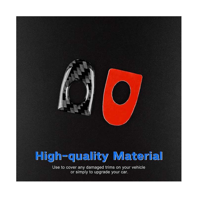 for Z4 E89 2009-2016 Carbon Fiber Car Door Lock Pin Button Frame Panel Cover Trim Decoration Sticke