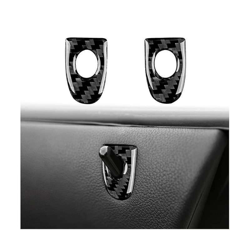 for Z4 E89 2009-2016 Carbon Fiber Car Door Lock Pin Button Frame Panel Cover Trim Decoration Sticke