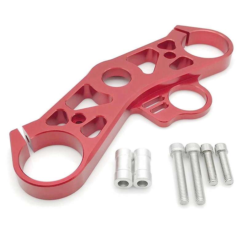 for YZF R6 YZFR6 2008- 2016 Motorcycle Front Fork Lowering Upper Top Clamp Yoke Accessories Red