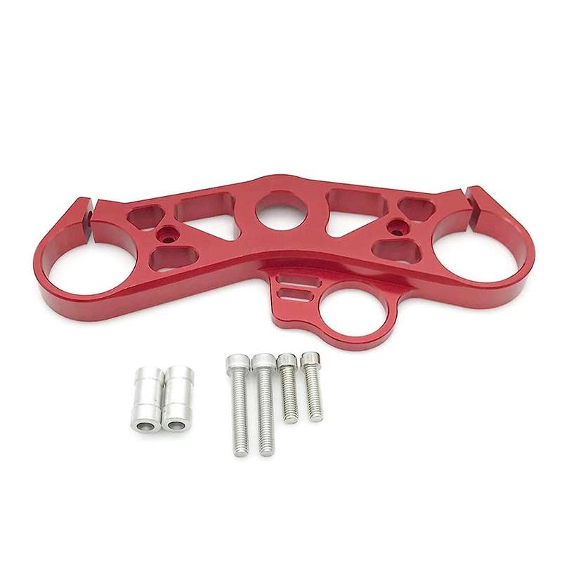 for YZF R6 YZFR6 2008- 2016 Motorcycle Front Fork Lowering Upper Top Clamp Yoke Accessories Red
