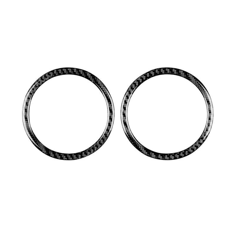 for Z4 E89 2009-2016 Carbon Fiber Car Door Speaker Trim Loudspeaker Decoration Sticker Accessories
