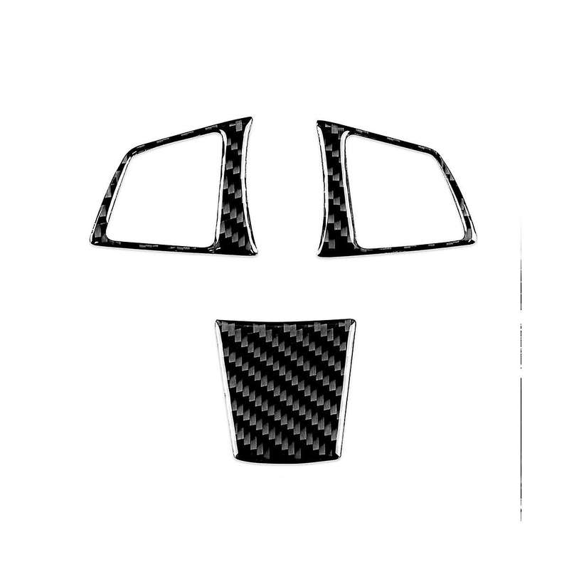 for Z4 E89 2009-2016 Carbon Fiber Car Steering Wheel Button Cover Trim Decoration Sticker Accessori