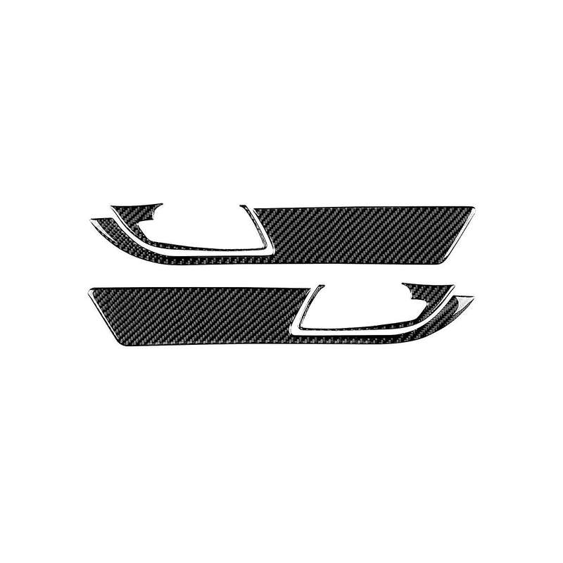 for Z4 E89 2009-2016 Carbon Fiber Car Inner Door Handle Frame Panel Cover Trim Decoration Sticker A