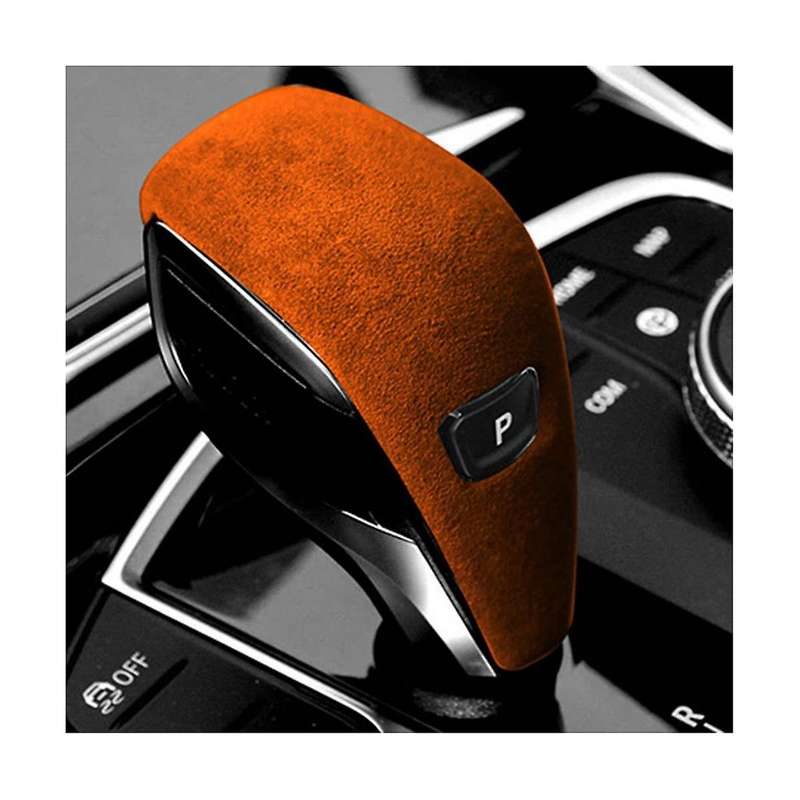 for Z4 G29 17-23 Orange Tumbled Leather Shifter Cover Protective Cover Case