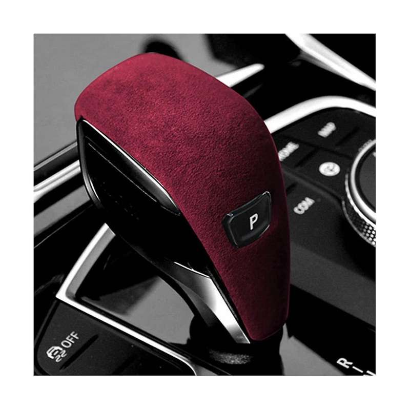 for Z4 G29 17-23 Wine Red Tumbled Leather Shifter Cover Protective Cover Case