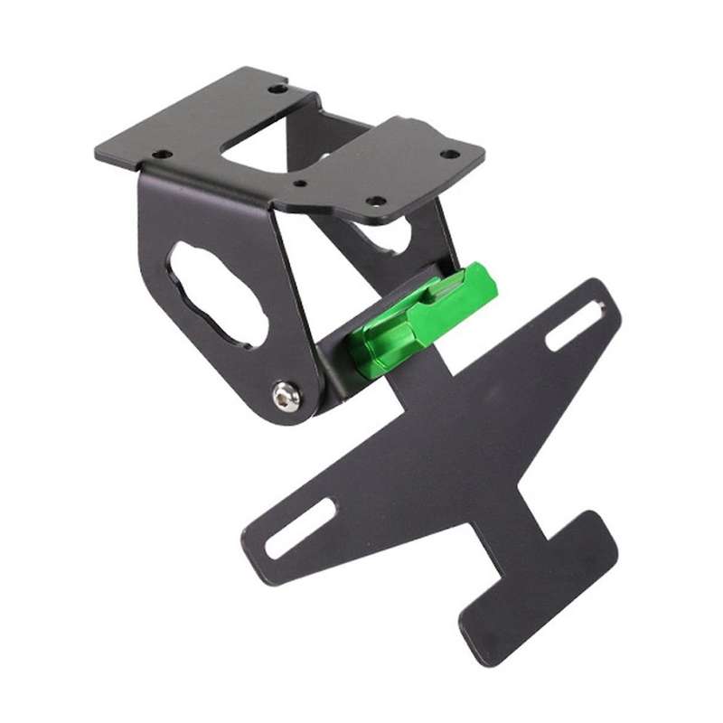for Z900 Z 900 2017-2023 Motorcycle Rear License Plate Frame Folding Mounting Bracket with Led Light
