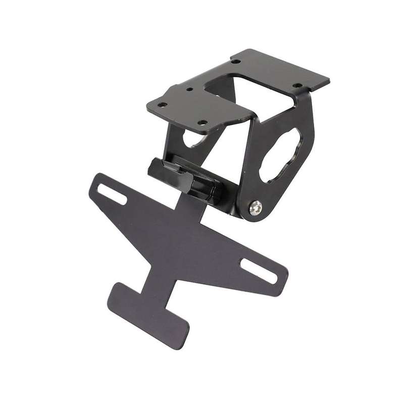for Z900 Z 900 2017-2023 Motorcycle Rear License Plate Frame Folding Mounting Bracket with Led Light