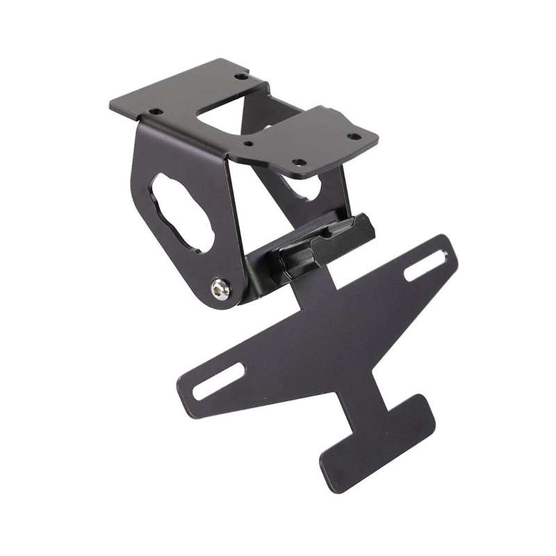 for Z900 Z 900 2017-2023 Motorcycle Rear License Plate Frame Folding Mounting Bracket with Led Light