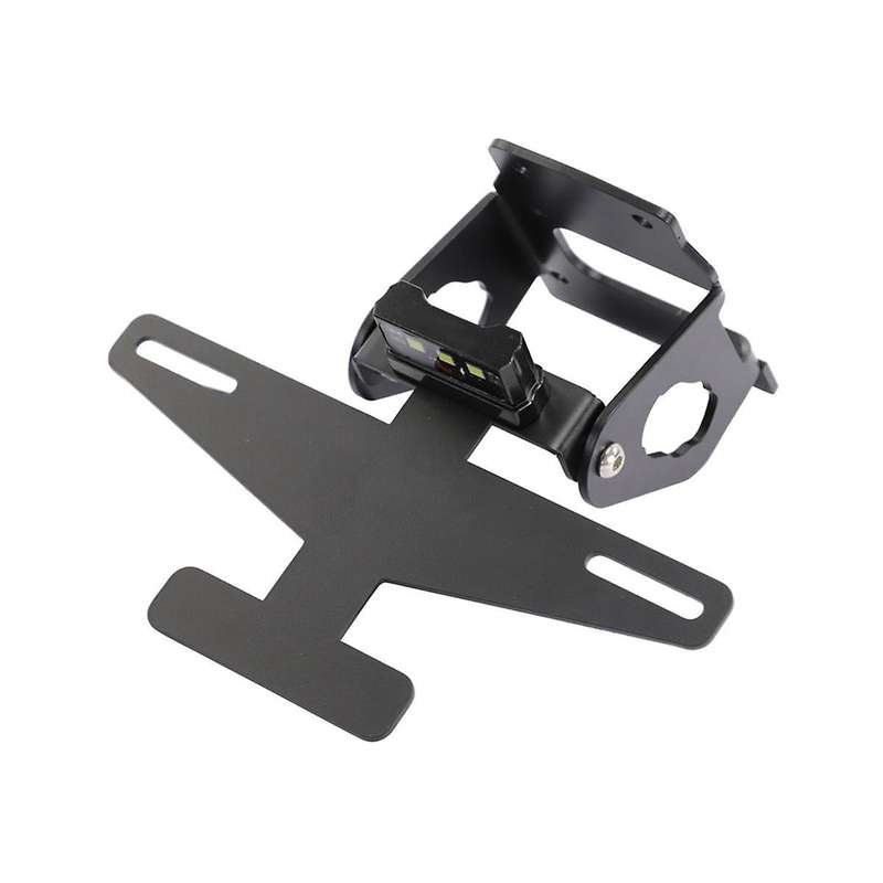 for Z900 Z 900 2017-2023 Motorcycle Rear License Plate Frame Folding Mounting Bracket with Led Light