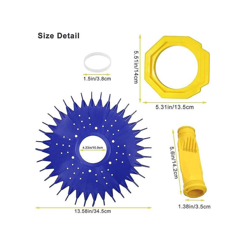 for Zodiac G3 W70329 Finned Seal/disc/skirt & W69698 Pool Cleaner Diaphragm & W70327 Foot Pad Pool C