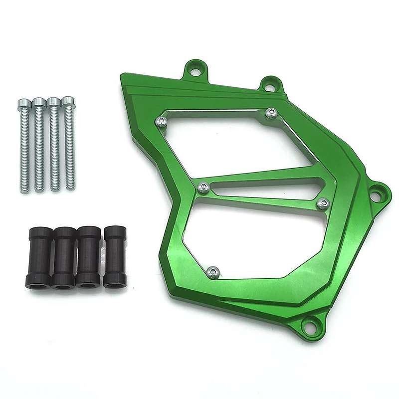 for ZX10R 2011-2017 Front Sprocket Chain Guard Cover Left Side Engine Cover Green