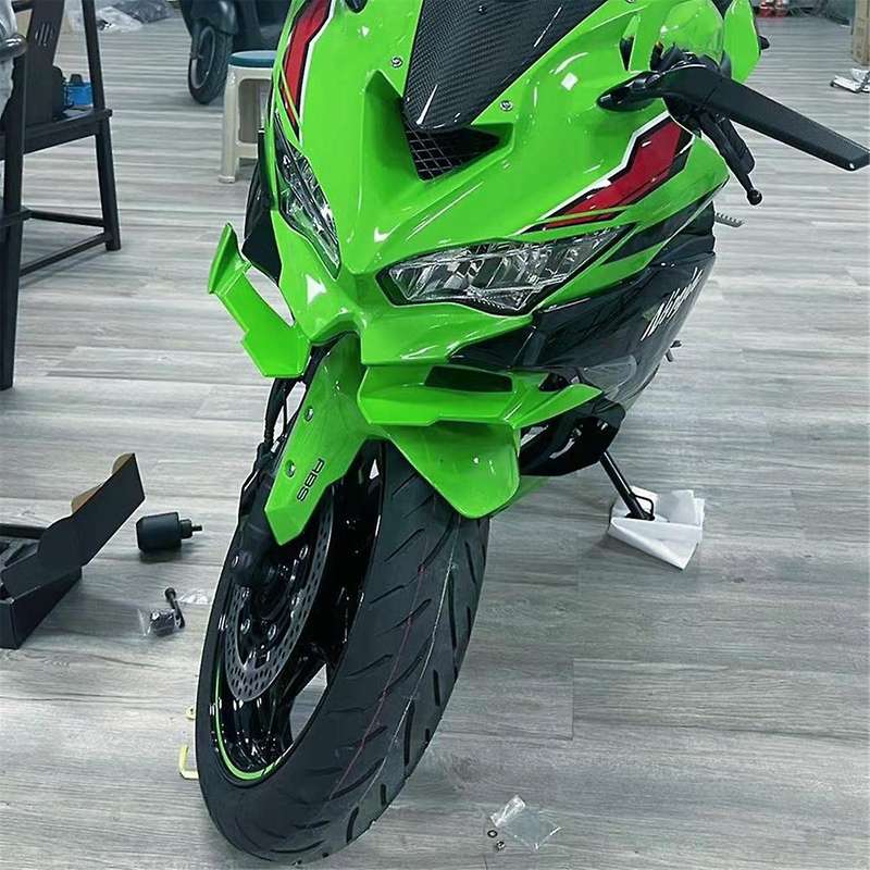 for Zx4r -4rr Zx25r 2022-2024 Motorcycle Front Fairing Aerodynamic Winglets Cover Protection Guards,
