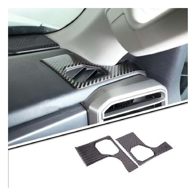 For2022-2023 Instrument Panel Air Outlet Sticker Real Carbon Fiber Soft