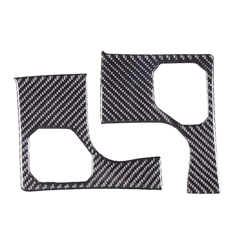 For2022-2023 Instrument Panel Air Outlet Sticker Real Carbon Fiber Soft