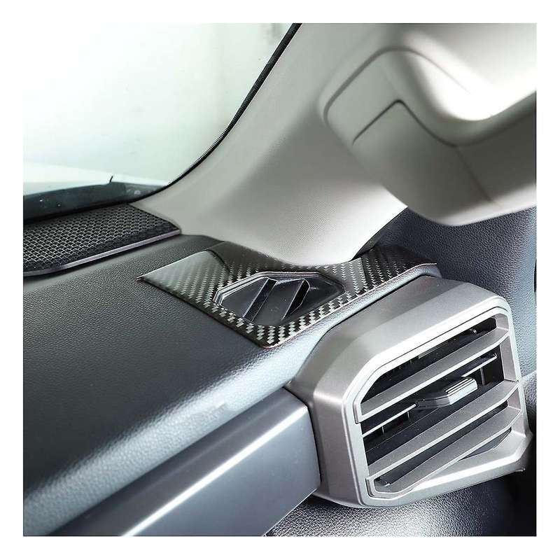 For2022-2023 Instrument Panel Air Outlet Sticker Real Carbon Fiber Soft