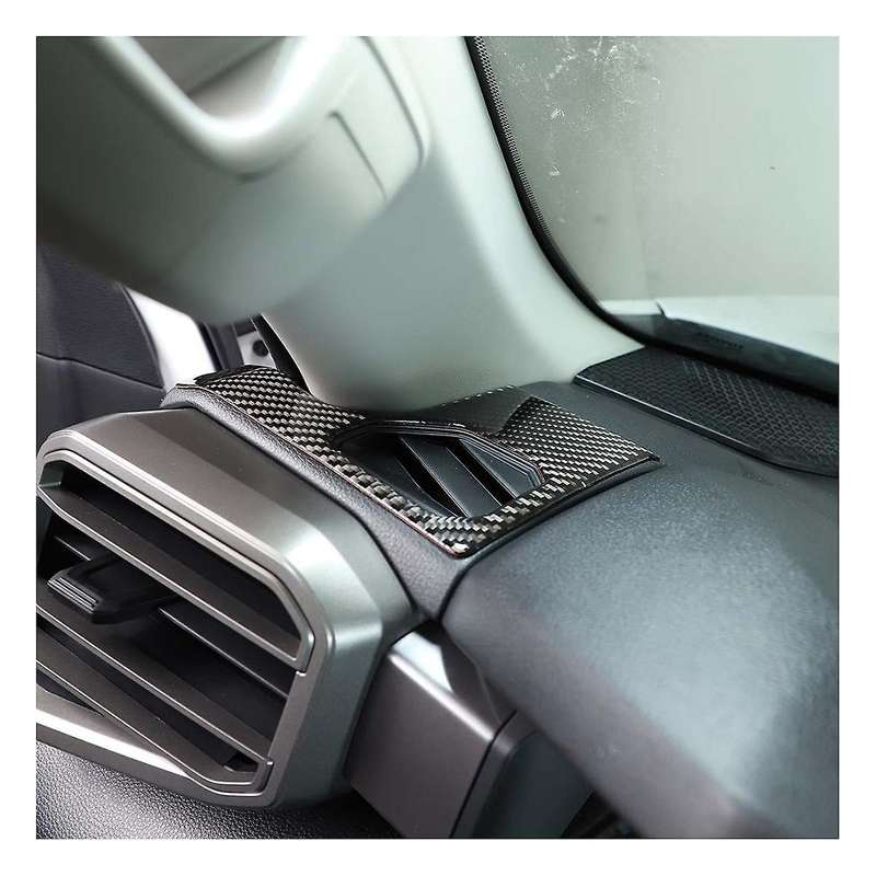 For2022-2023 Instrument Panel Air Outlet Sticker Real Carbon Fiber Soft