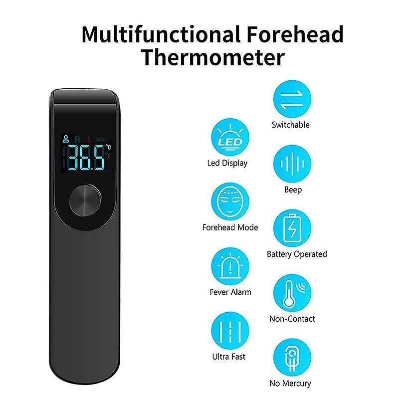 Forehead Thermometer, 3 In 1 Digital Lcd Display, Fever Alert, Reading and Memory Function