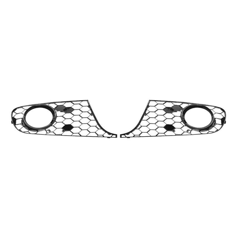 for MK6 Golf/ Wagon 2009-2013 Balck Honeycomb Hex Mesh Front Bumper Fog Light Grill Grille Cover