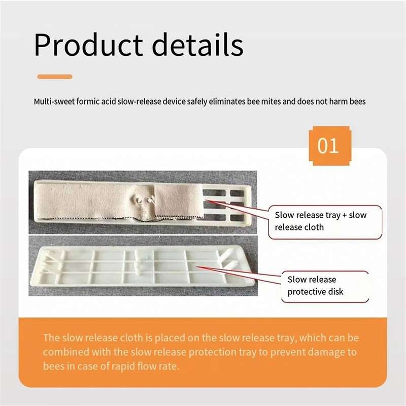 Formic Acid Treatment Of Varroa Mite Slow-release Device Beehive Mite Treatment Tools Beekeeping Equ