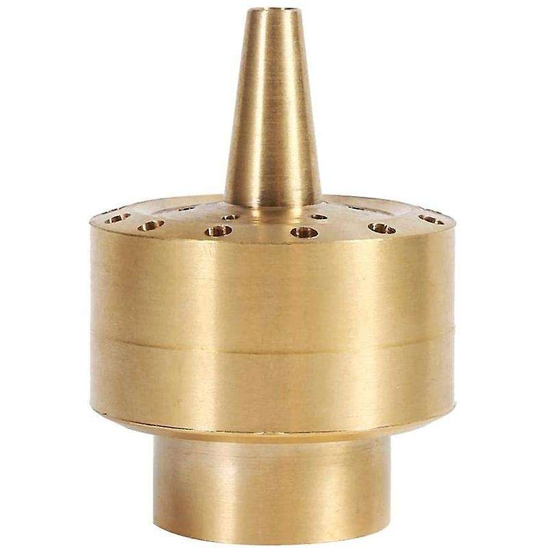 Fountain Nozzle Heads,Brass Column Multi Direction Jet Pond Fountain Water Spray Sprinkler Head Gard