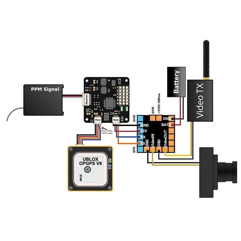 FPV Mini Micro-OSD Mini OSD for SP Racing CC3D Naze32 F3 F4 Flight Controller