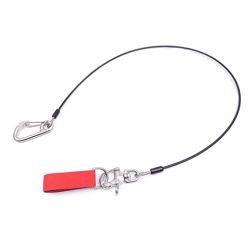 Freediving Lanyard Leash with Scuba Diver Wristband Strap Freediving Safety Rope for Freediving Scu