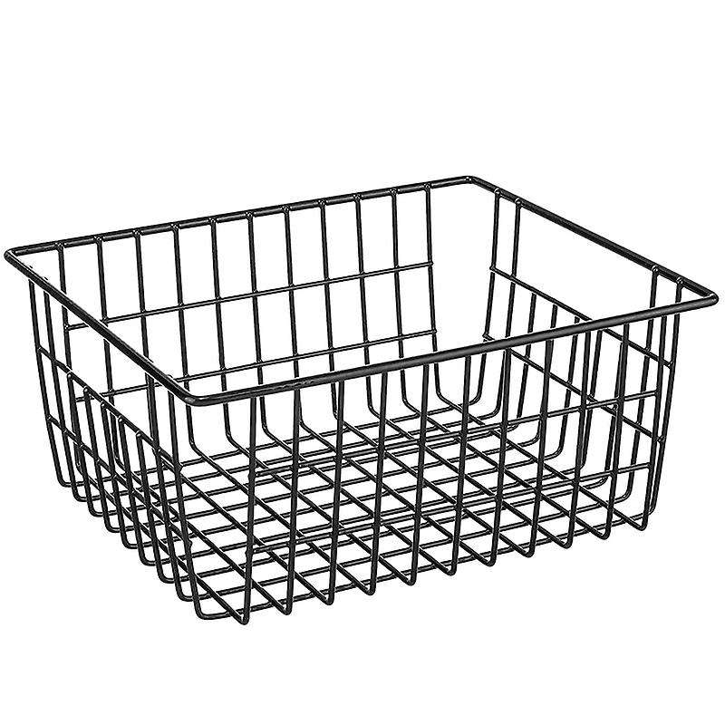 Freezer Refrigerator Wire Storage Baskets,4 Pack Metal Baskets Food Storage Organizer Bin with -in