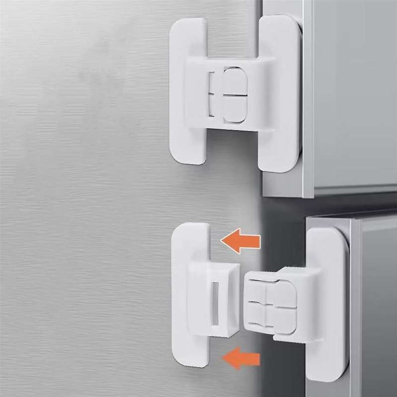 Fridge Lock, Refrigerator Lock for Kids, Cabinet Locks for Babies, Child Drawer Locks, Freezer Door