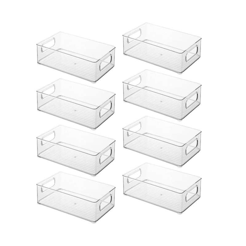 Fridge Storage Organizer, Stackable Storage Organizer - Clear Free Organizer for Refrigerator, Free